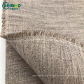 Chinese Factory wool canvas horse hair interlining for suit woven cotton chest interlining for suit/coat